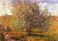Baum in der Blume in der Nähe von Vetheuil Claude Monet